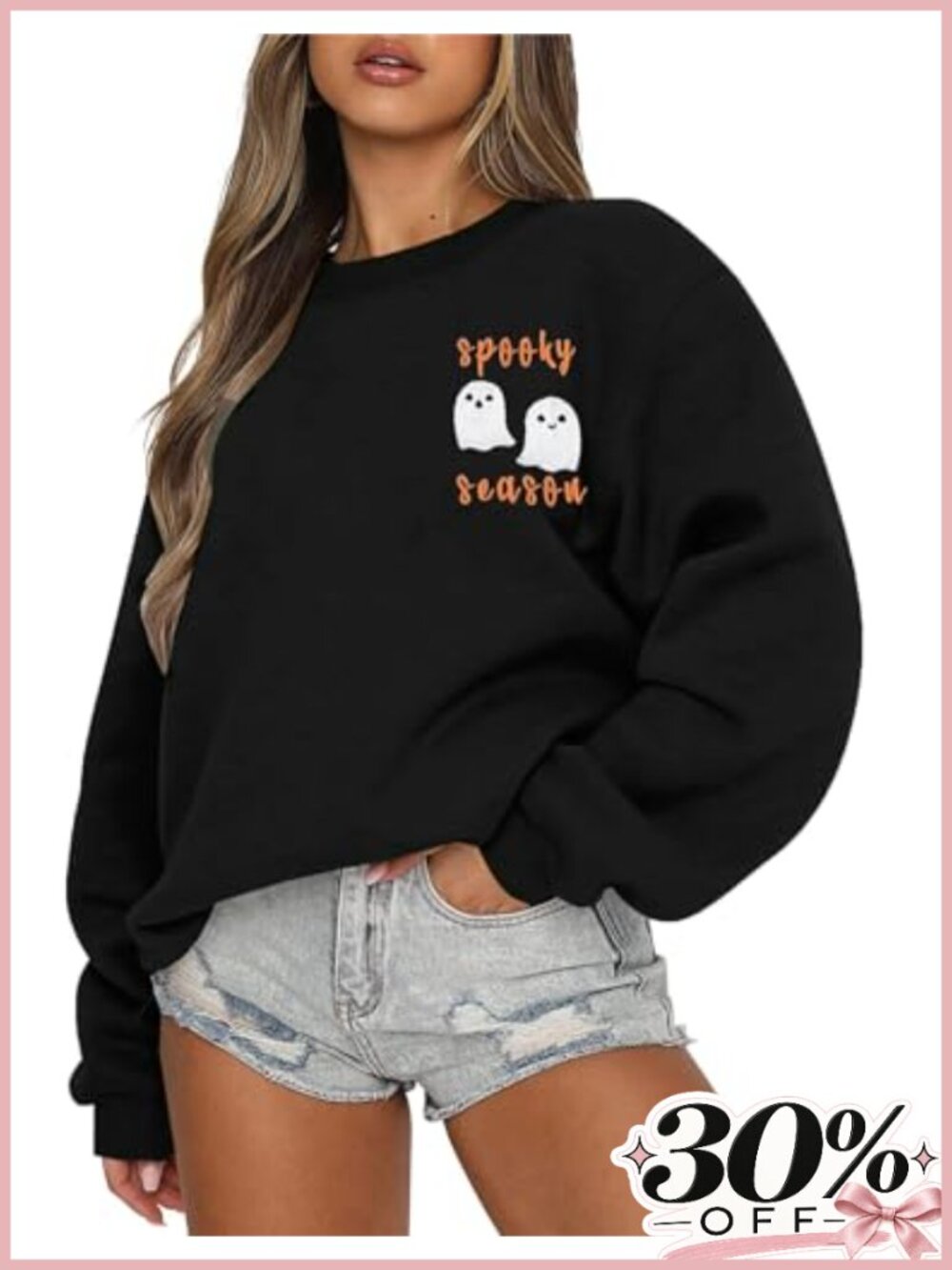 LOTUCY Women Game Day Sweatshirt Letter Print Long Sleeve Top